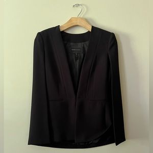 BCBG Black Cape Blazer Size XXS